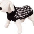 Sweterek dla psa Happet 380S czarno-biały S-25cm
