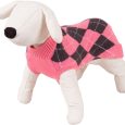 Sweterek dla psa Happet 460S romby róż S-25cm