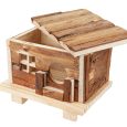 Domek dla chomika, drewniany 18cm