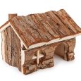 Domek dla chomika, drewniany 15cm